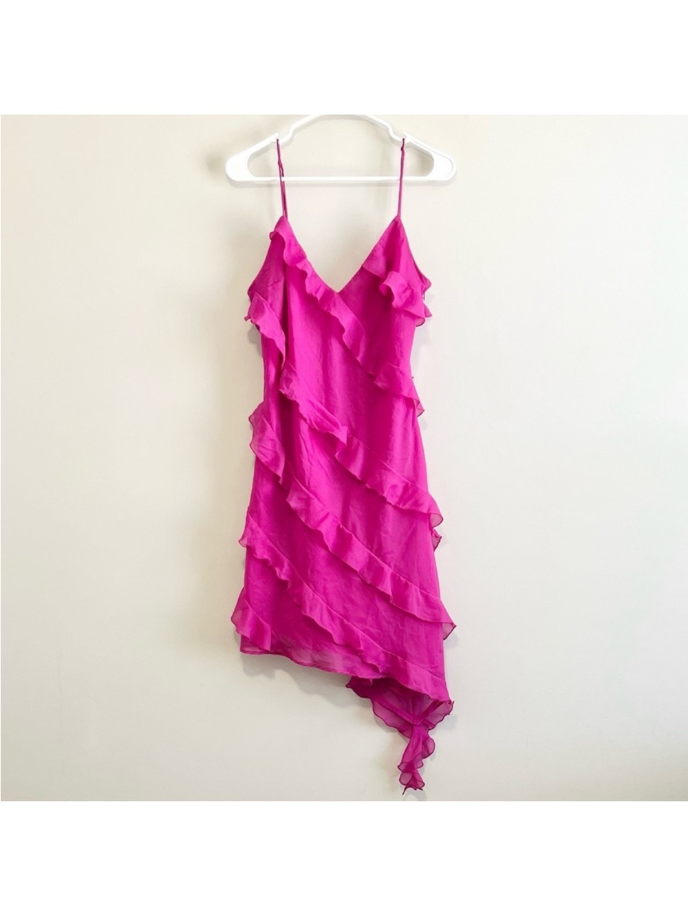 AE Asymmetrical Ruffle Mini Dress (Petite)